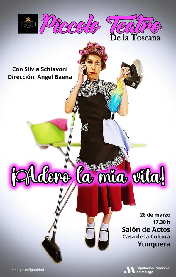 Cartel de ¡Adoro la mía vita! en Yunquera